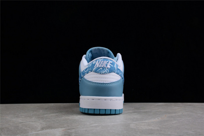 nike dunk low blue paisley dh4401-101