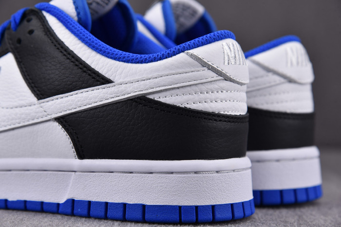 nike dunk low white black royal fd9064-110