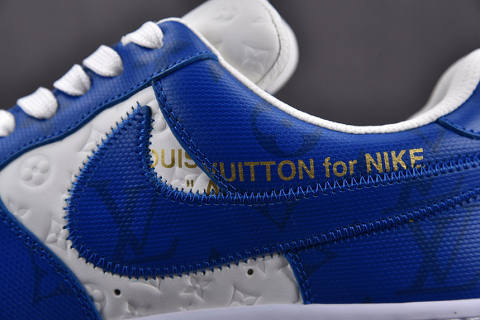 nike low air force 1 x bule white