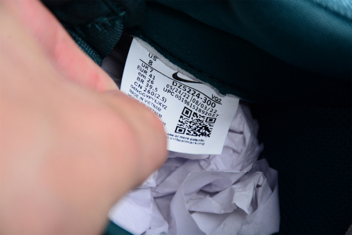 nike dunk low green velvet dz5224-300