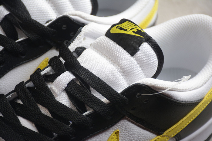 nike dunk low black yellow white fq2431-001