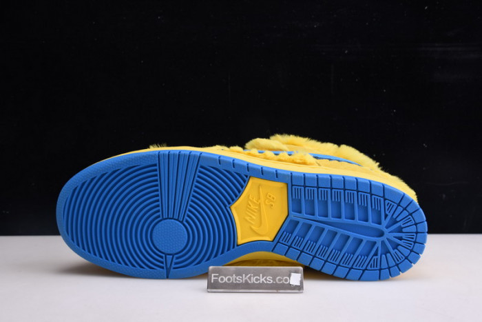 grateful dead x nike sb dunk low“ yellow bear” cj5378-700