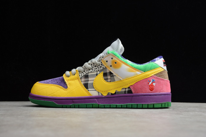 2020 nike sb dunk low pro purple/yellow 318403-137