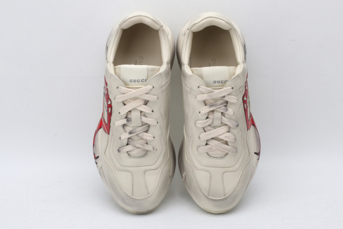 g*u*i rhyton vintage trainer sneaker 576965 drw00 9555