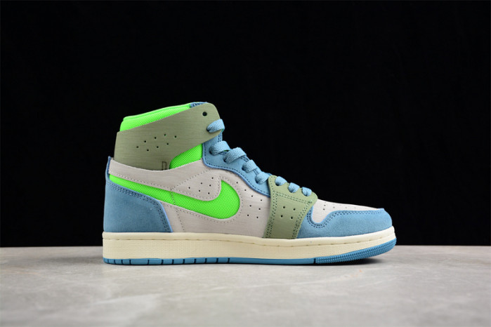 air jordan 1 zoom cmft 2 "neon green" dv1305-433