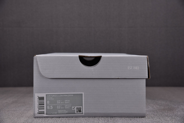 cpfm x nike air force 1 by you white/red ck4746-991