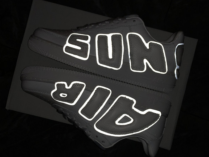 cpfm x nike air force 1 by you white/red ck4746-991