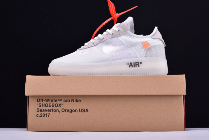 nike air force 1 low ofw all white ao4606-100