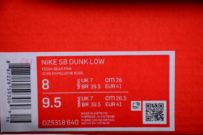 nike dunk low teddy bear dz5318-640