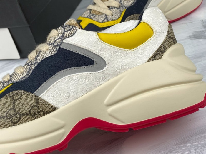 g*u*i rhyton vintage trainer sneaker 576965 drw00 9522