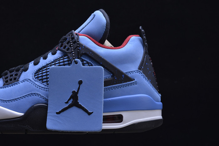 travis scott x air jordan 4 “houston oilers” university blue 308497-406