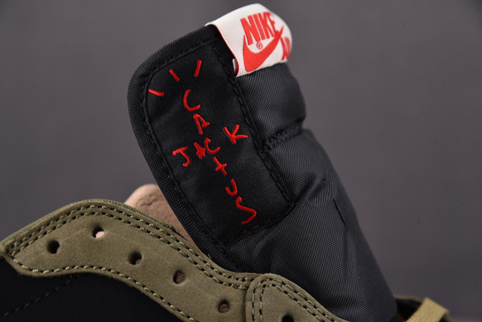 travis scott x air jordan 1 low og “black olive” dm7866-002